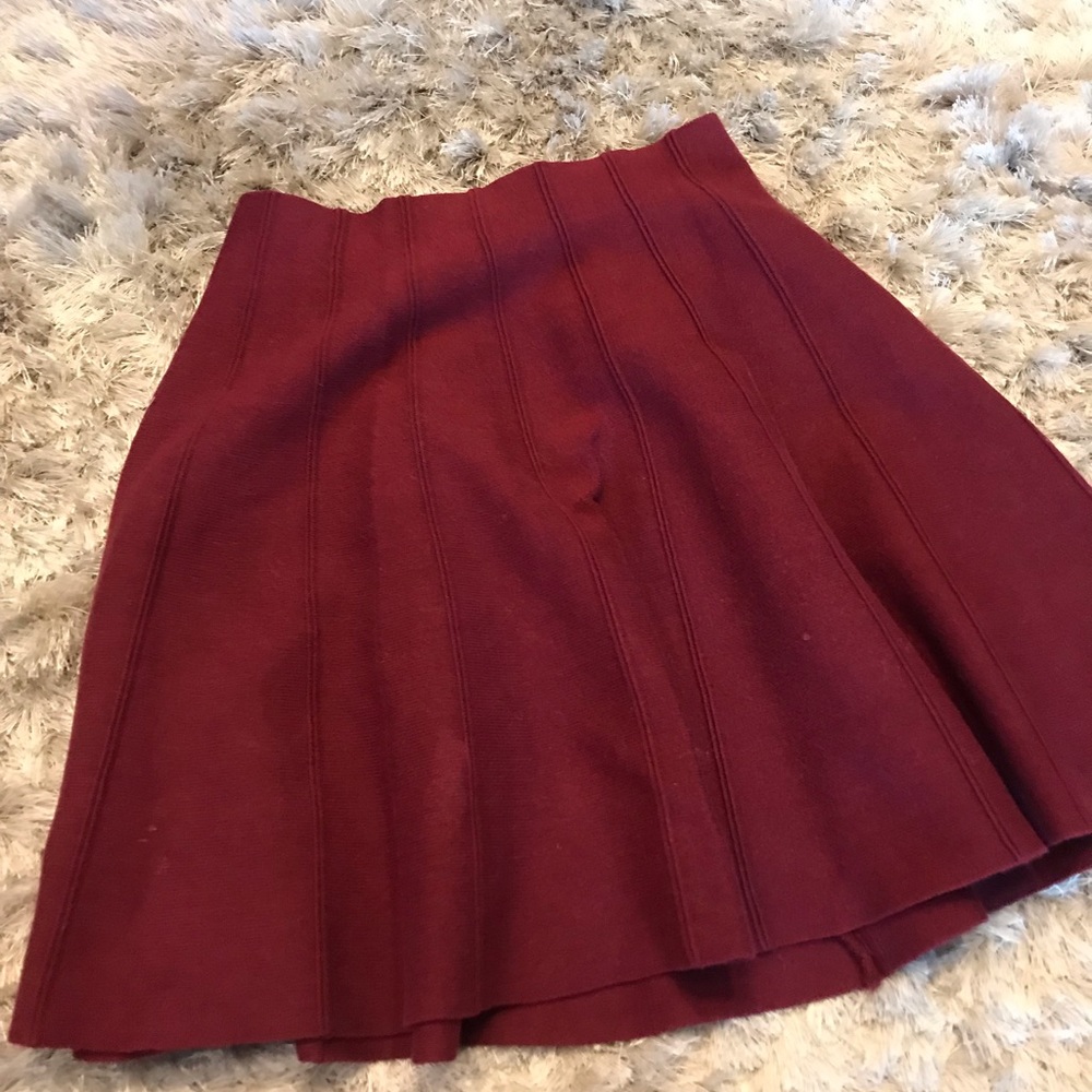 Red skirt